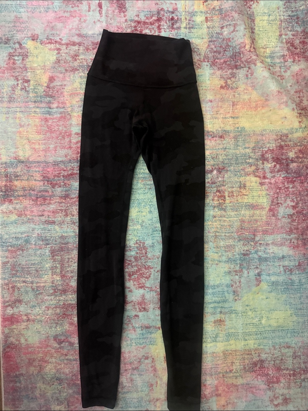 lululemon athletica Black Camo Kids Leggings